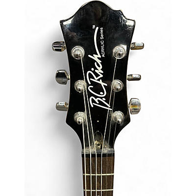 Used Bc Rich mockingbird clear ice acrylic Solid Body Electric Guitar