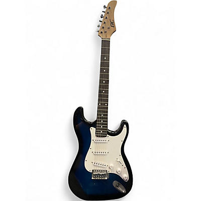 Used Bc S Style Blue Burst Solid Body Electric Guitar
