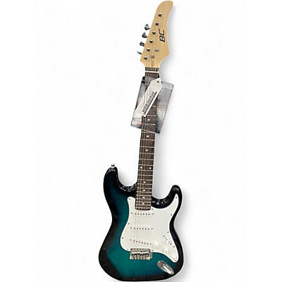 Used Bc Strat Blue Burst Solid Body Electric Guitar
