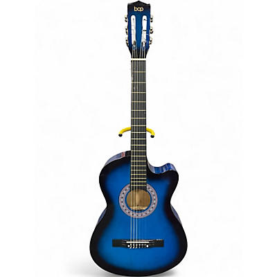 Used Bcp NA Blue Burst Acoustic Guitar