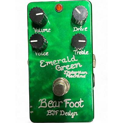 Used Bearfoot  Emerald Green Distortion Machine Effect Pedal