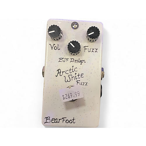 Used Bearfoot Fx Arctic White Fuzz Effect Pedal