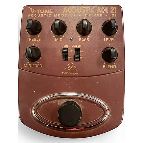 Used Behringer ADI21 V-Tone Acoustic Driver Direct Box