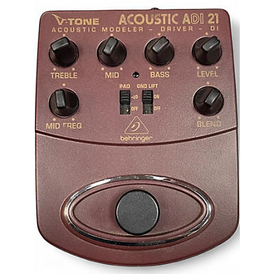 Used Behringer ADI21 V-Tone Acoustic Driver Direct Box