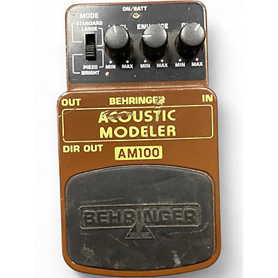 Used Behringer AM100 Acoustic Modeler Pedal
