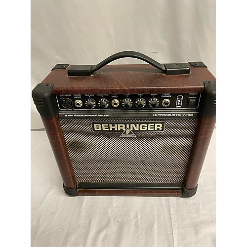 Behringer Used Behringer AT108 1X8 15W Ultracoustic Acoustic Guitar Combo Amp