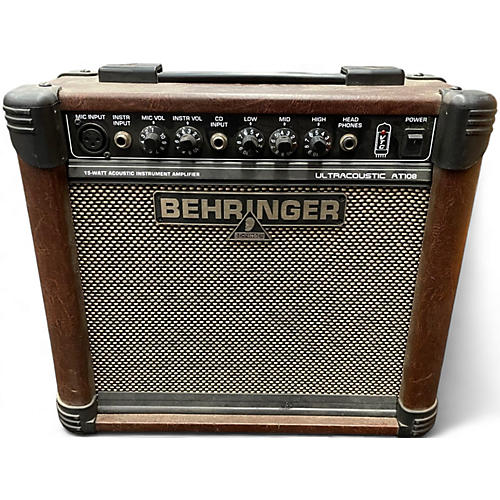 Behringer Used Behringer AT108 1X8 15W Ultracoustic Acoustic Guitar Combo Amp