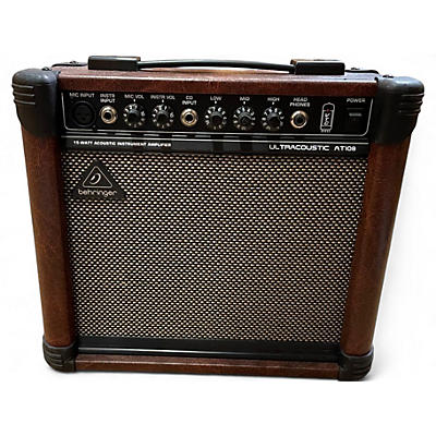 Used Behringer AT108 1X8 15W Ultracoustic Acoustic Guitar Combo Amp