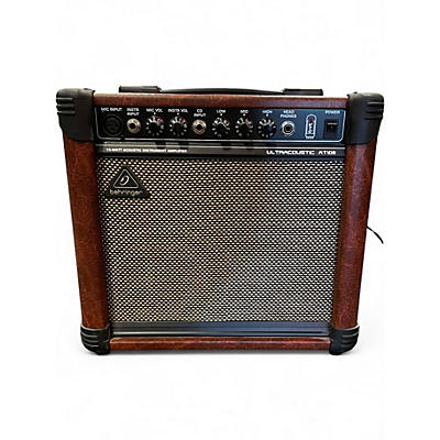 Used Behringer AT108 1X8 15W Ultracoustic Acoustic Guitar Combo Amp