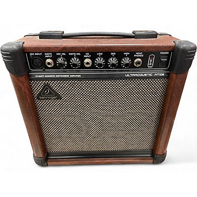 Used Behringer AT108 1X8 15W Ultracoustic Acoustic Guitar Combo Amp