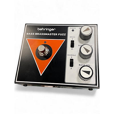 Used Behringer BASS BRASSMASTER FUZZ Effect Pedal