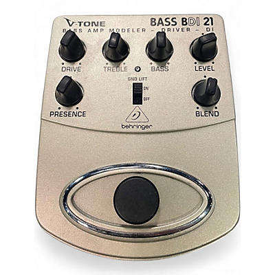 Used Behringer BDI21 V-Tone Bass Driver Bass Effect Pedal