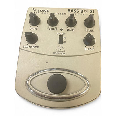 Used Behringer BDI21 V-Tone Bass Driver Bass Effect Pedal