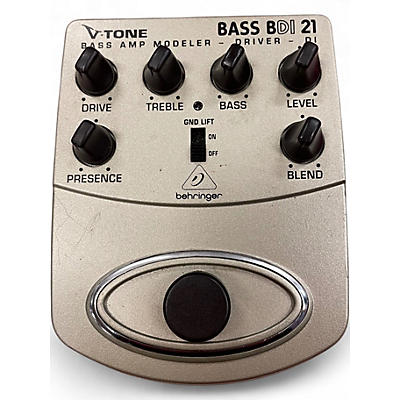 Used Behringer BDI21 V-Tone Bass Driver Bass Effect Pedal