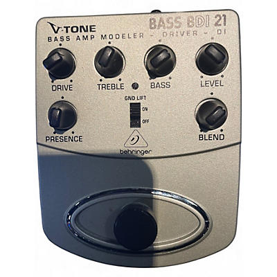Used Behringer BDI21 V-Tone Bass Driver Bass Effect Pedal