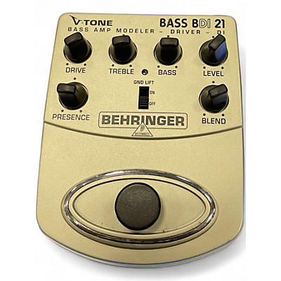 Used Behringer BDI21 V-Tone Bass Driver Bass Effect Pedal