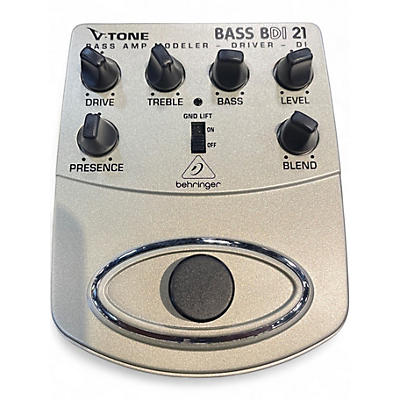 Used Behringer BDI21 V-Tone Bass Driver Bass Effect Pedal