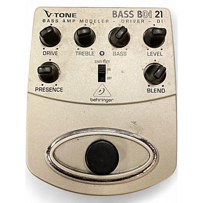 Used Behringer BDI21 V-Tone Bass Driver Bass Effect Pedal