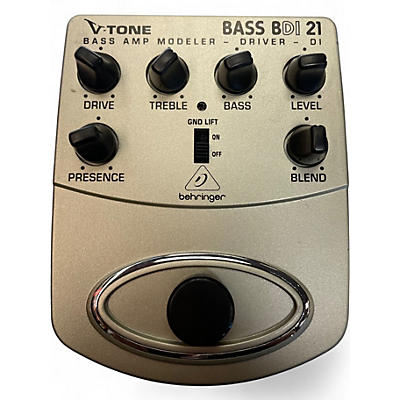 Used Behringer BDI21 V-Tone Bass Driver Bass Effect Pedal