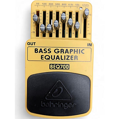 Used Behringer BEQ700 Graphic Equalizer Bass Effect Pedal