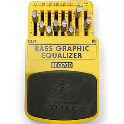 Used Behringer BEQ700 Graphic Equalizer Bass Effect Pedal