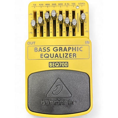 Used Behringer BEQ700 Graphic Equalizer Bass Effect Pedal