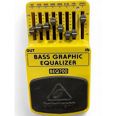 Used Behringer BEQ700 Graphic Equalizer Bass Effect Pedal