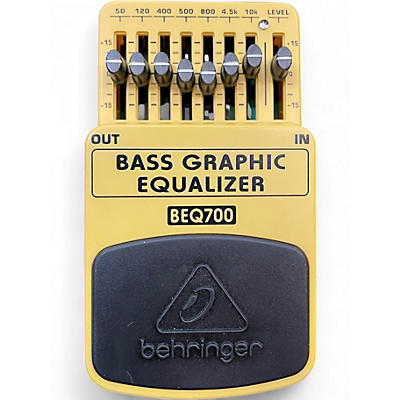 Used Behringer BEQ700 Graphic Equalizer Bass Effect Pedal