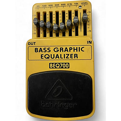 Used Behringer BEQ700 Graphic Equalizer Bass Effect Pedal