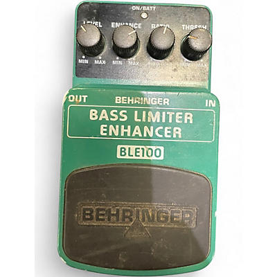 Used Behringer BLE100 Bass Limiter Enhancer Effect Pedal