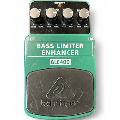 Used Behringer BLE400 Bass Limiter Enhancer Bass Effect Pedal