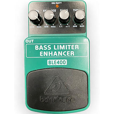 Used Behringer BLE400 Bass Limiter Enhancer Bass Effect Pedal