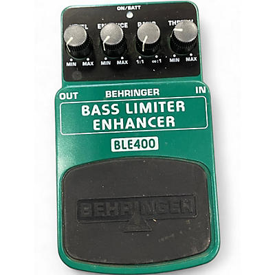 Used Behringer BLE400 Bass Limiter Enhancer Bass Effect Pedal