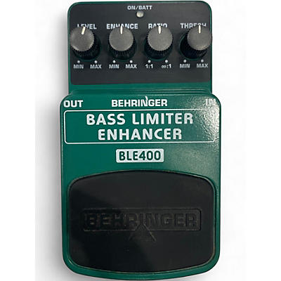 Used Behringer BLE400 Bass Limiter Enhancer Bass Effect Pedal