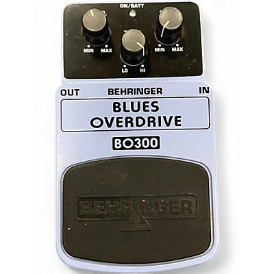 Used Behringer BO300 Blues Overdrive Effect Pedal