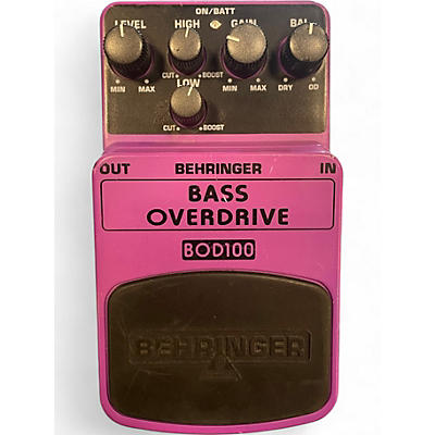 Used Behringer BOD100 Bass Effect Pedal