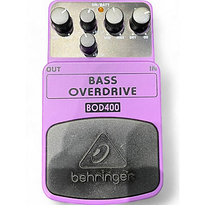 Behringer Used Behringer BOD400 Bass Overdrive Bass Effect Pedal