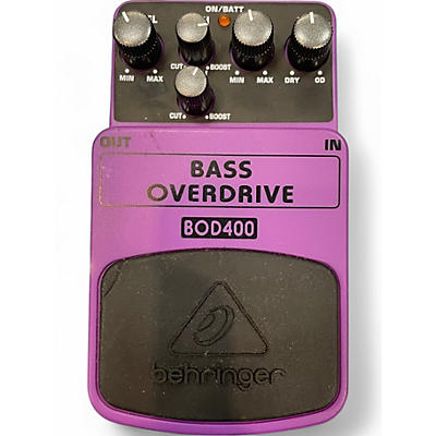 Used Behringer BOD400 Bass Overdrive Bass Effect Pedal