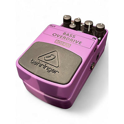 Used Behringer BOD400 Bass Overdrive Bass Effect Pedal