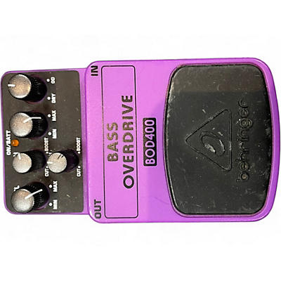 Used Behringer BOD400 Bass Overdrive Bass Effect Pedal