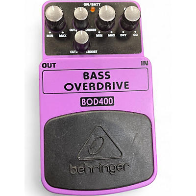 Used Behringer BOD400 Bass Overdrive Bass Effect Pedal