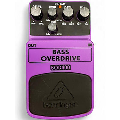 Used Behringer BOD400 Bass Overdrive Bass Effect Pedal