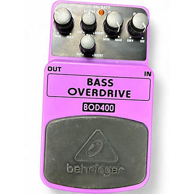 Used Behringer BOD400 Bass Overdrive Bass Effect Pedal