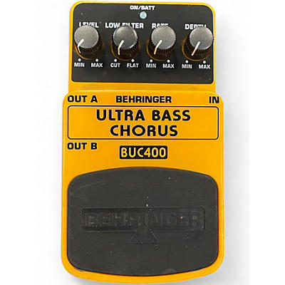 Used Behringer BUC400 Ultra Bass Chorus Bass Effect Pedal