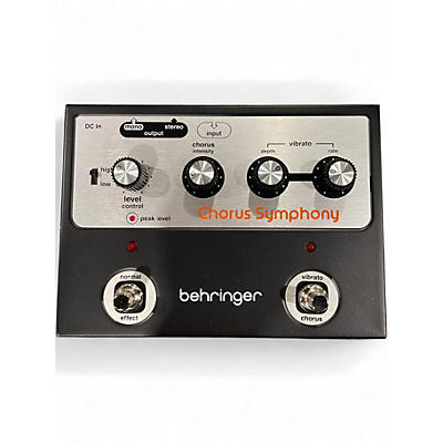 Used Behringer CHORUS SYMPHONY Effect Pedal