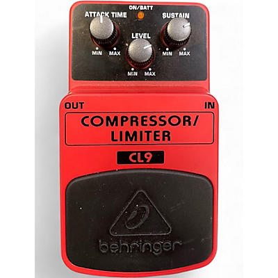 Used Behringer CL9 Compressor/Limiter Effect Pedal