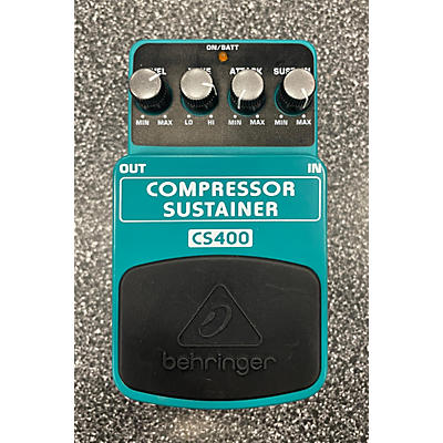 Behringer Used Behringer CS400 Compressor Sustainer Effect Pedal