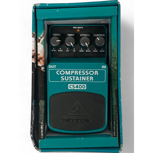 Used Behringer CS400 Compressor Sustainer Effect Pedal