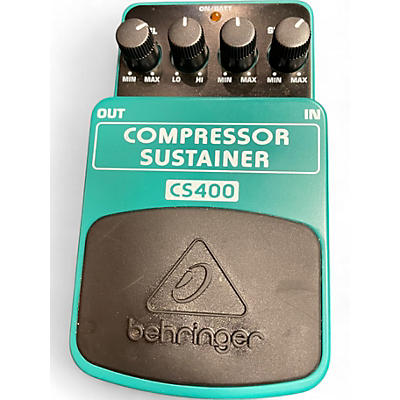 Behringer Used Behringer CS400 Compressor Sustainer Effect Pedal