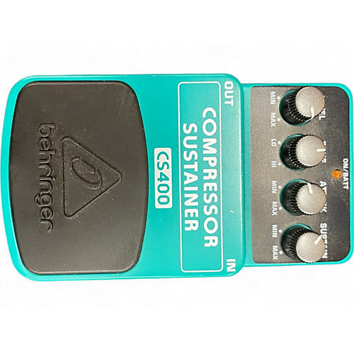 Used Behringer CS400 Compressor Sustainer Effect Pedal